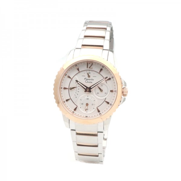 Alexandre Christie AC 2804 Silver Rosegold BFBTRSL